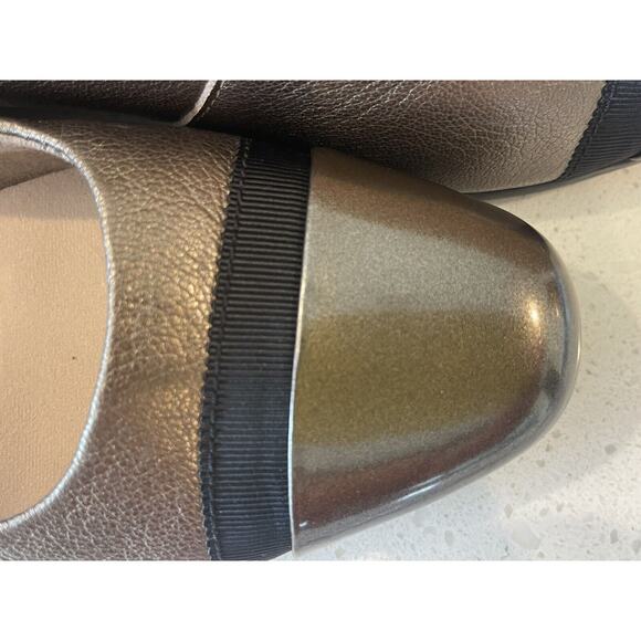 Clarks Collection Ultimate Comfort Heels Pumps Size 8 Pewter & Black - Picture 6 of 11